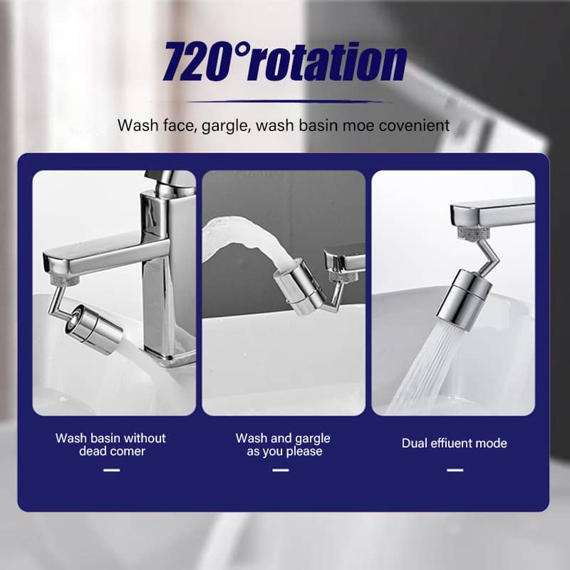 Tap Aerator 720°rotation Universal Splash Filter Faucet