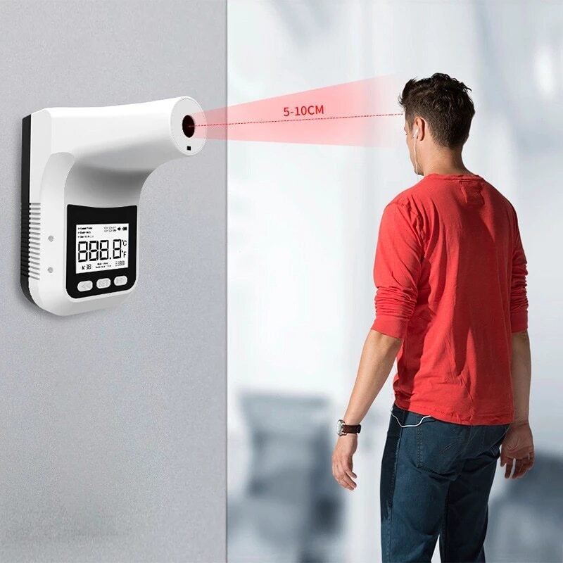 Infrared Digital Thermometer Wall Mounted